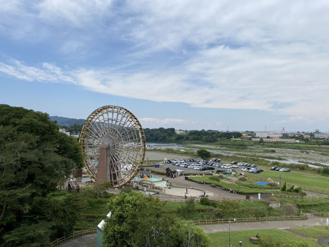 埼玉県 川の博物館の水車